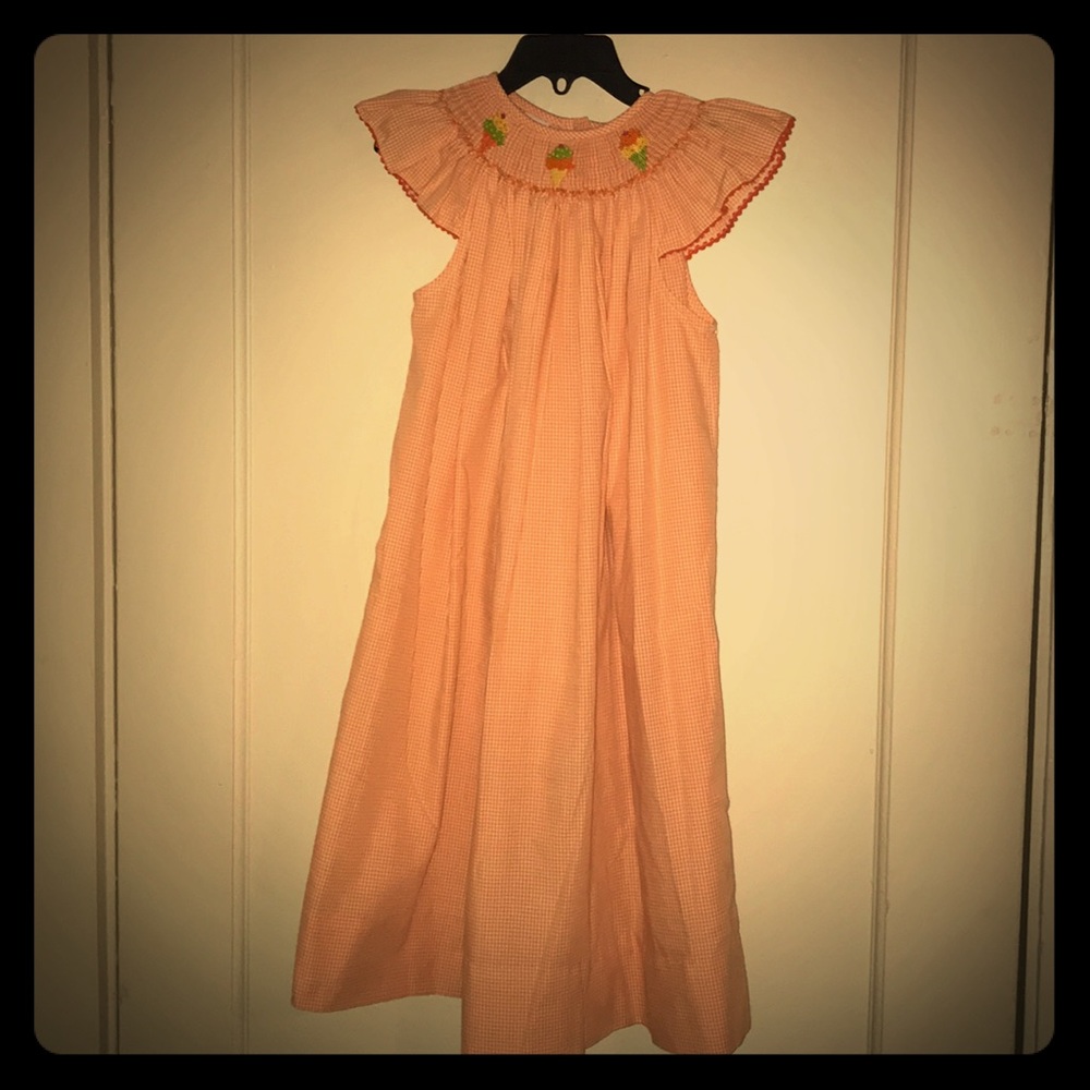 Girl’s smocked dress